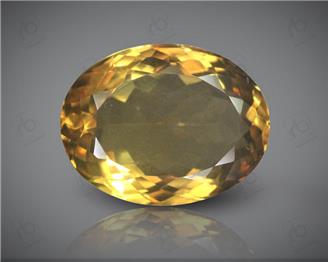 Yellow Citrine Natural Certified  9.62CTS-8494
